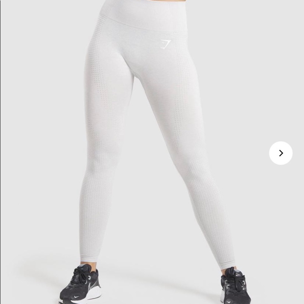 Gymshark Vital Seamless Leggings Light Grey Marl